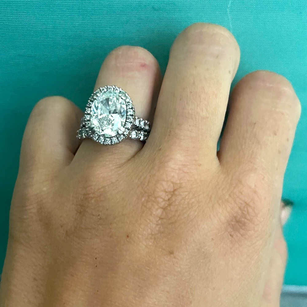 ENGAGEMENT RING and WEDDING BAND